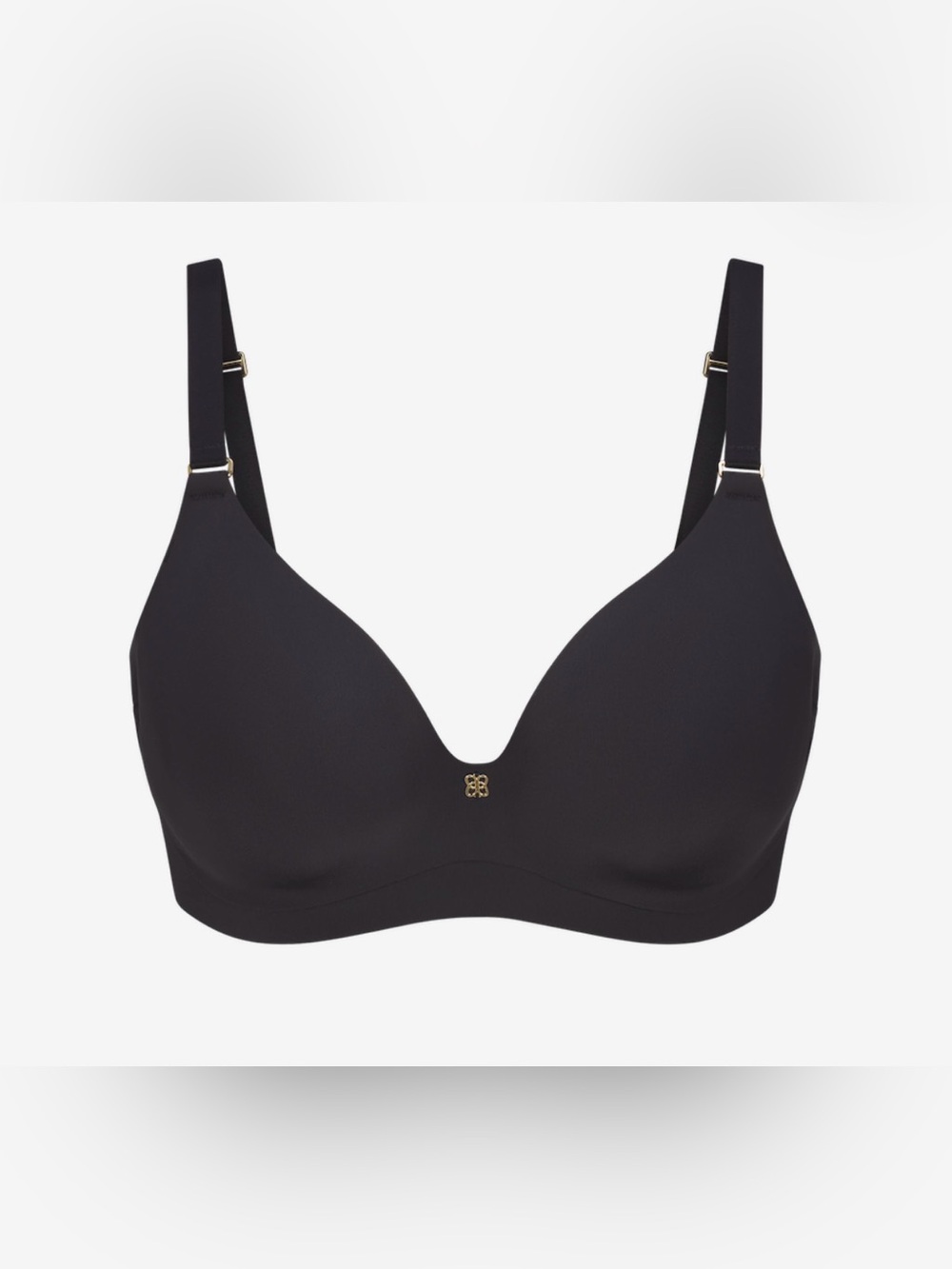 NWT Honeylove CloudEmbrace Wireless Bra Vamp Black 38B Seamless Shaping